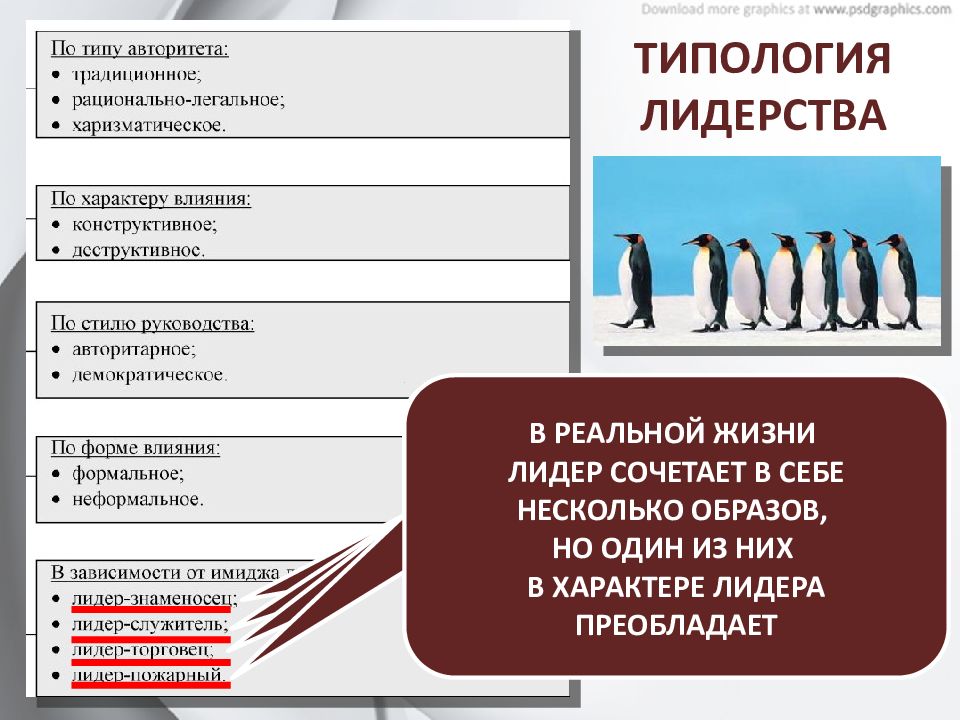 Презентация по теме политическое лидерство