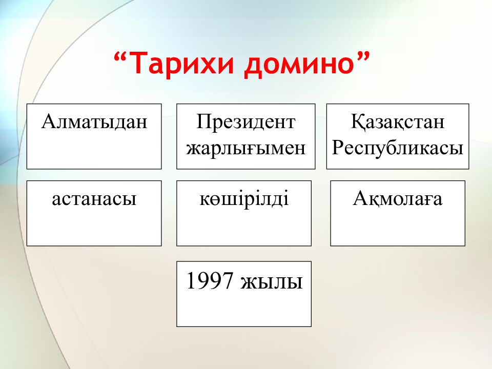 “Тарихи домино”