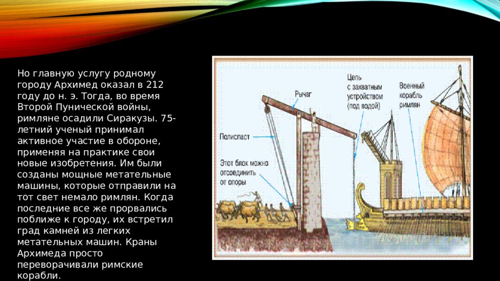 Проект архимед 6 класс