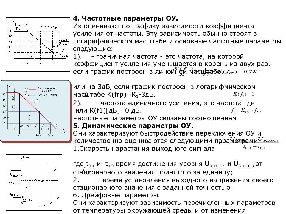 Операционный усилитель презентация