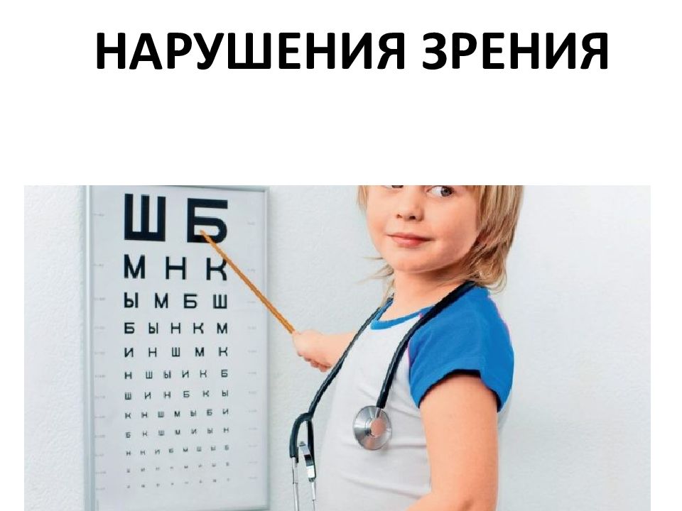 НАРУШЕНИЯ ЗРЕНИЯ