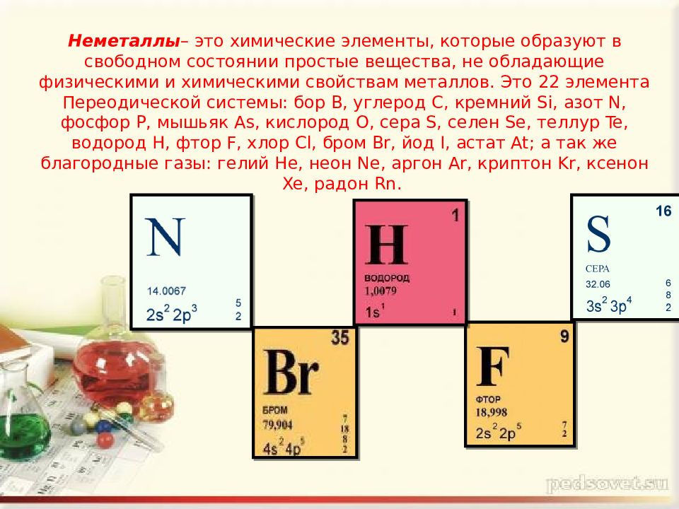 Неметаллы в химии