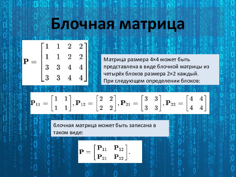 Приведенный вид матрицы