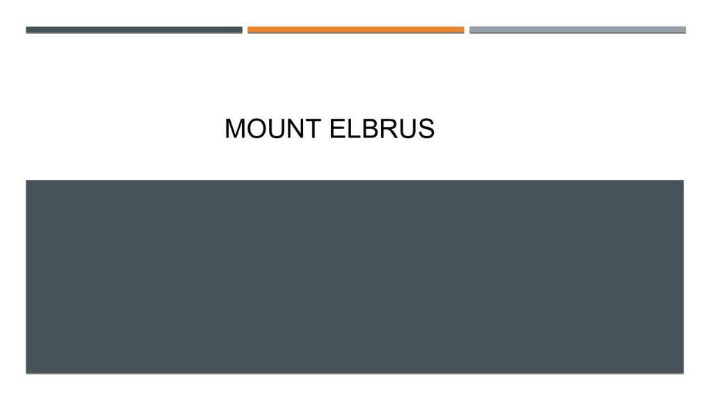 Mount Elbrus