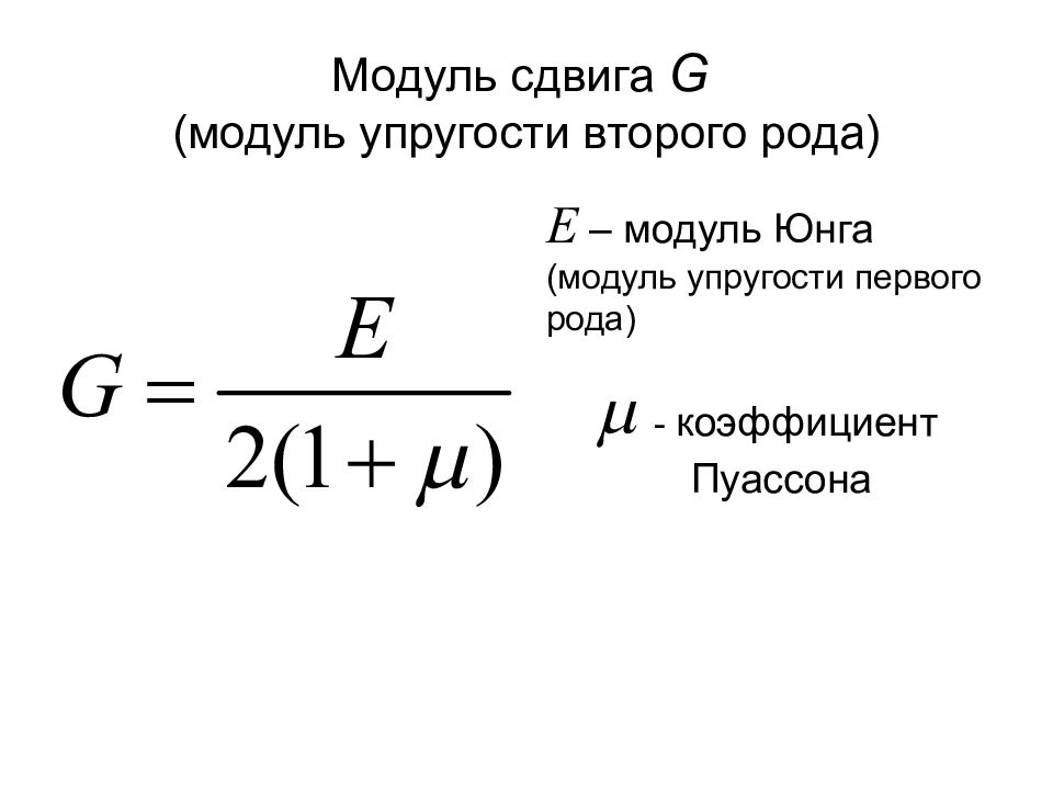 Модуль сдвига