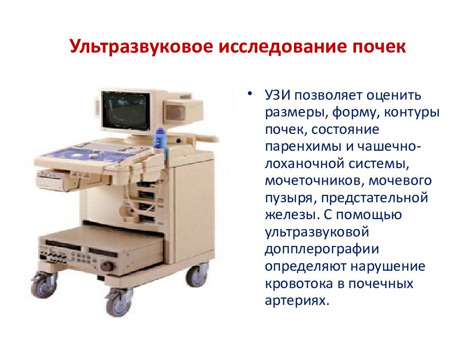 Исследование почек. Ультразвуковое исследование позволяет оценить. Семиотика заболеваний почек на УЗИ. Иммунологическое исследование почек.