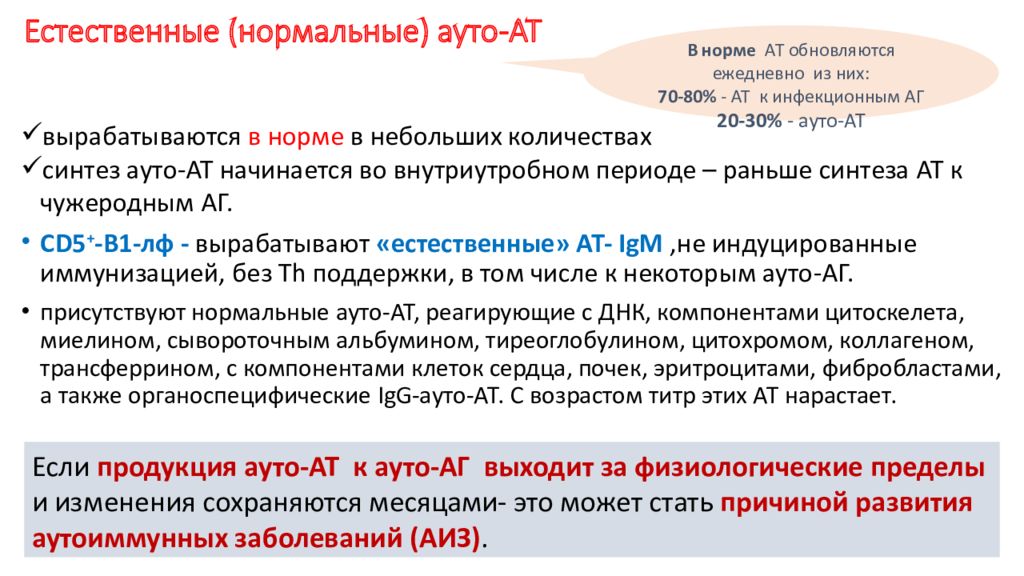 Естественно нормально. Естественные ауто -АТ являются:. Неорганоспецифические ауто. Естественная и нормальная форма. Естественные (нормальные) антите.