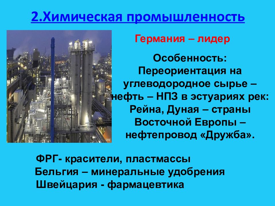 Зарубежная европа 10 класс география презентация