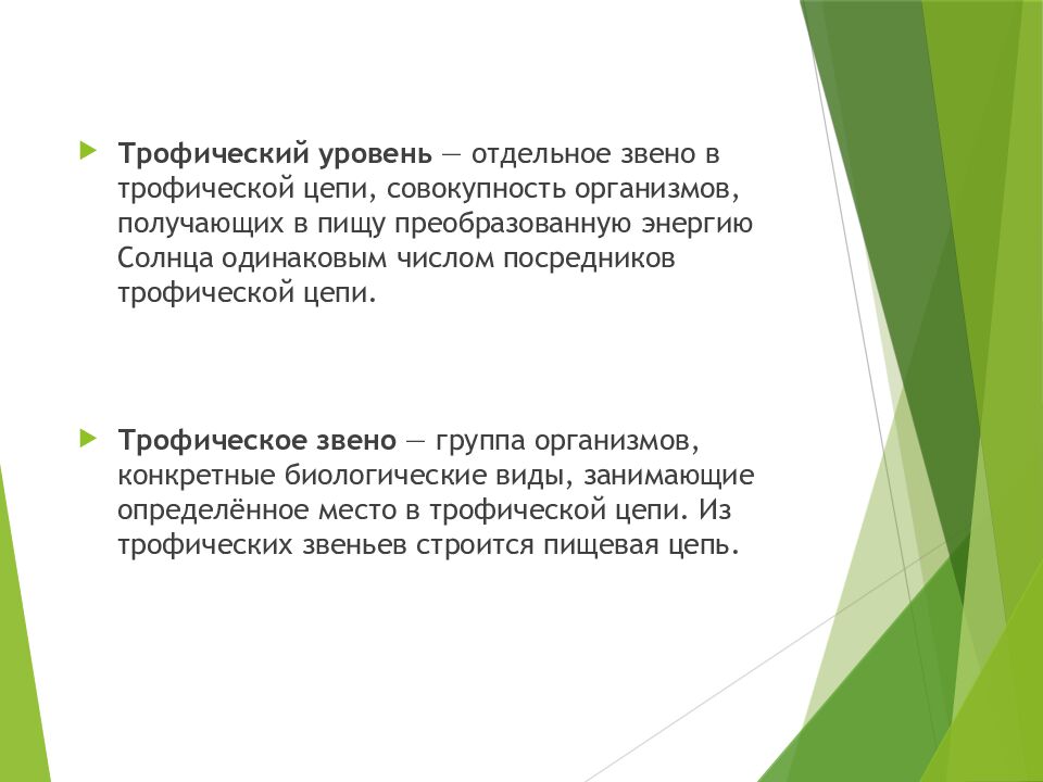 Пищевые связи