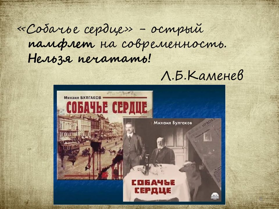 Сатирическое изображение действительности в повести собачье сердце