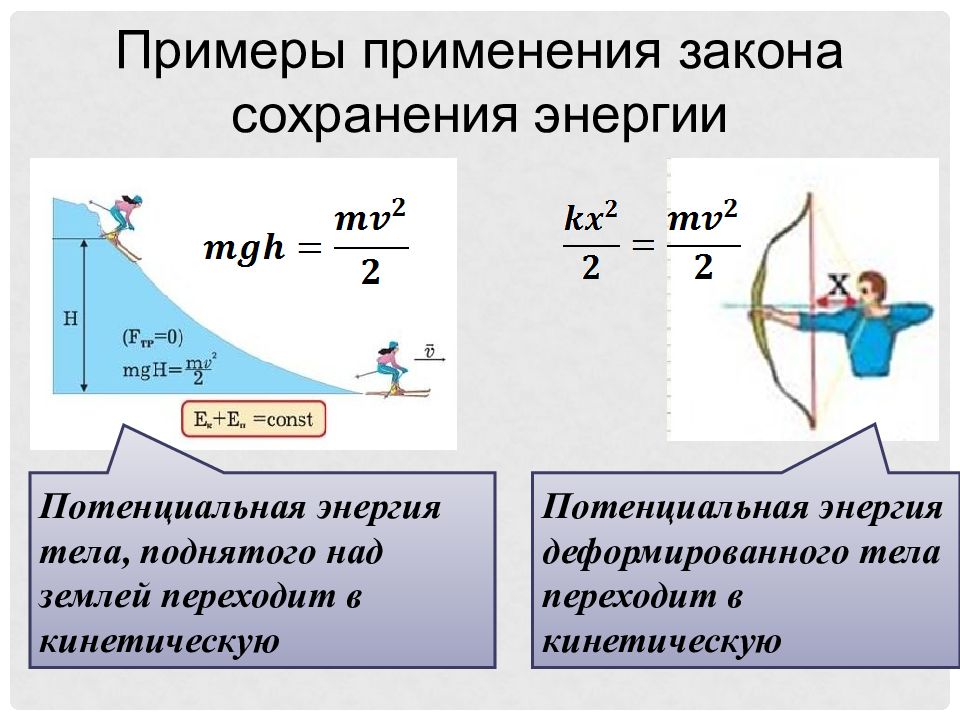 Кинетическая энергия картинки для презентации