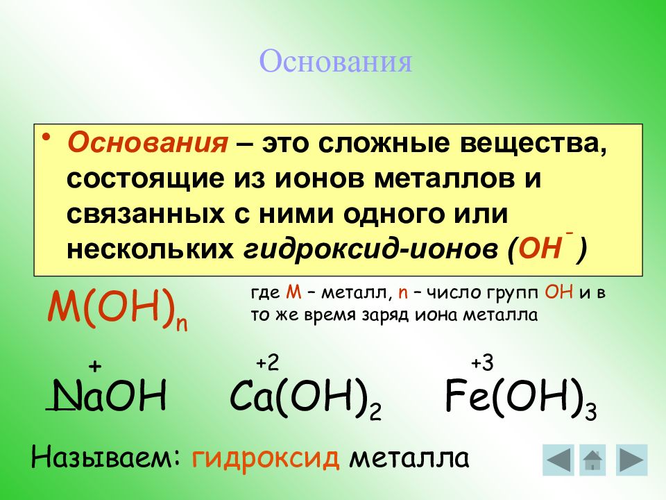 Оксиды и гидроксиды металлов презентация 11 класс