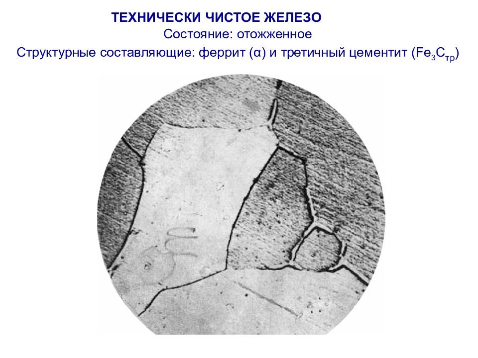 Желез чистый. Цементит третичный микроструктура. Структура технического железа феррит и цементит третичный. Цементит третичный структура. Технически чистое железо структура.