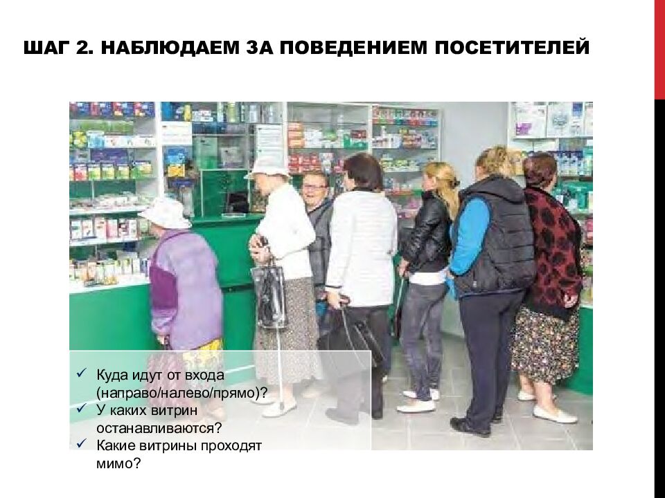 Шаг 2. Наблюдаем за поведением посетителей