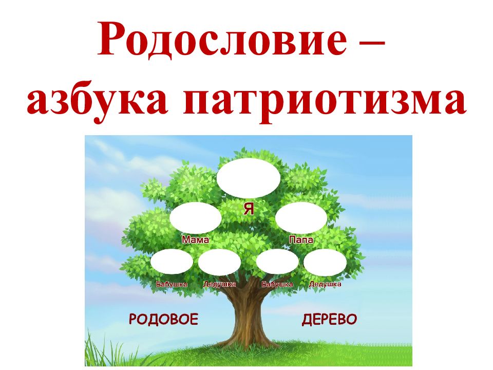 Родословие – азбука патриотизма