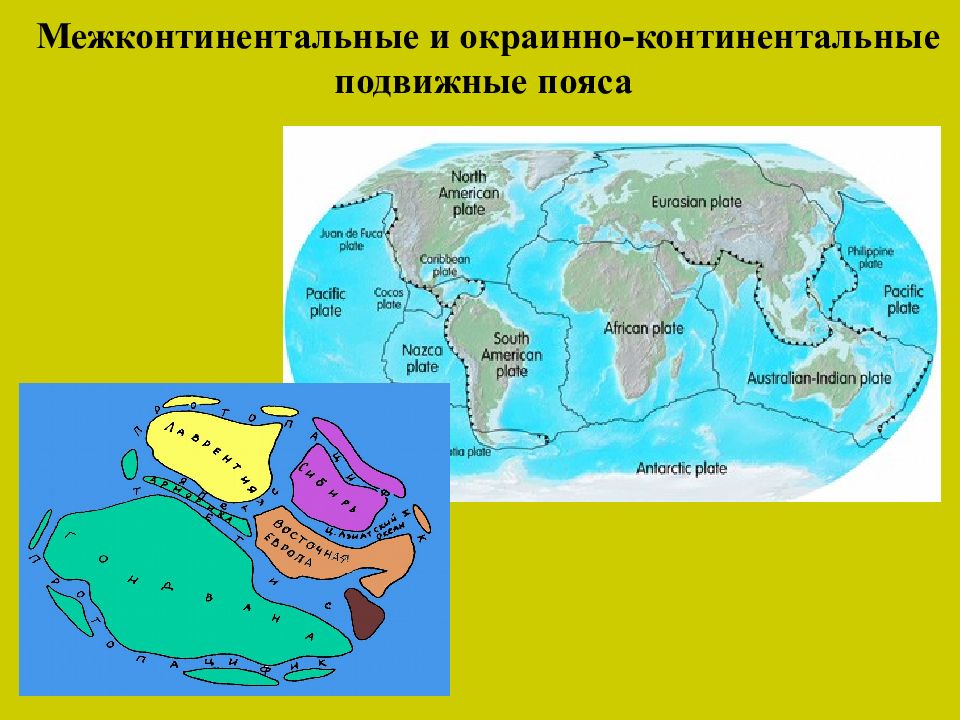 Континентальная карта. Подвижные пояса. Подвижные пояса земной коры. Геосинклинальные пояса. Геосинклинальные пояса на карте.