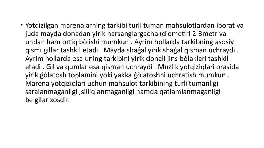 Mavzu : Muzliklarning turlari va tarqalishi. Muzliklarning gidrologik Mavzu : Muzliklarning turlari va tarqalishi. Muzliklarning gidrologik