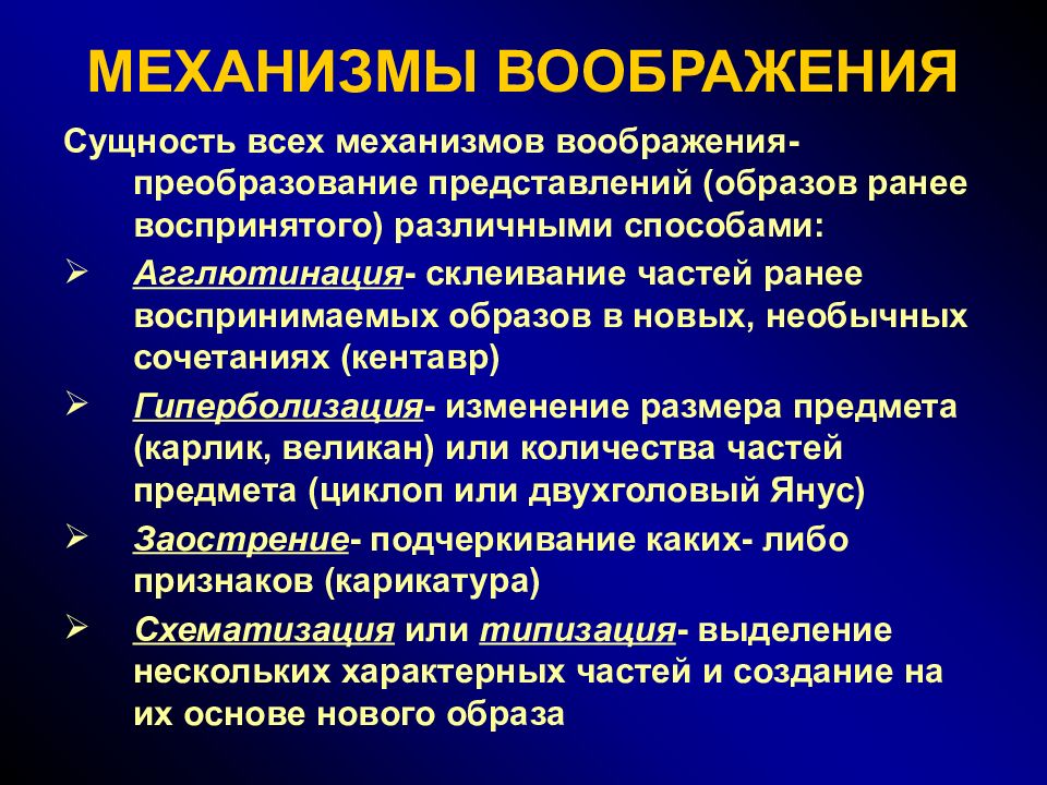 Образ ранее воспринятого. Ранее воспринятого. В чем состоит механизм реформирования представления услуг.