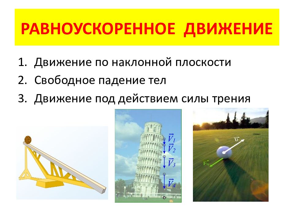 РАВНОУСКОРЕННОЕ ДВИЖЕНИЕ