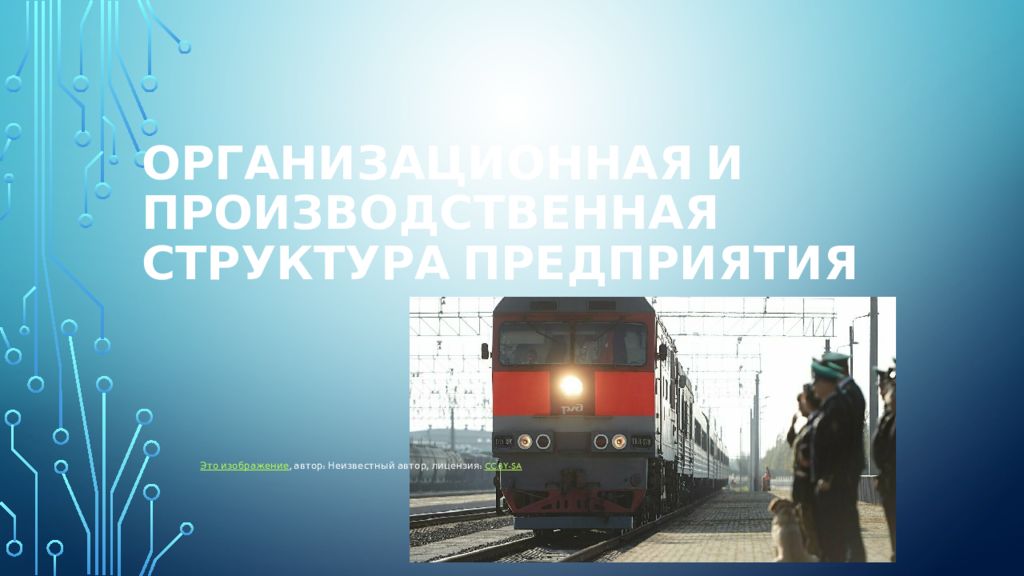 Организационная и производственная структура предприятия