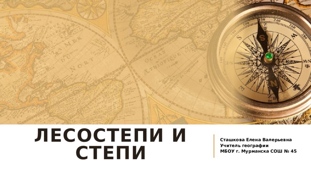 Лесостепи и степи