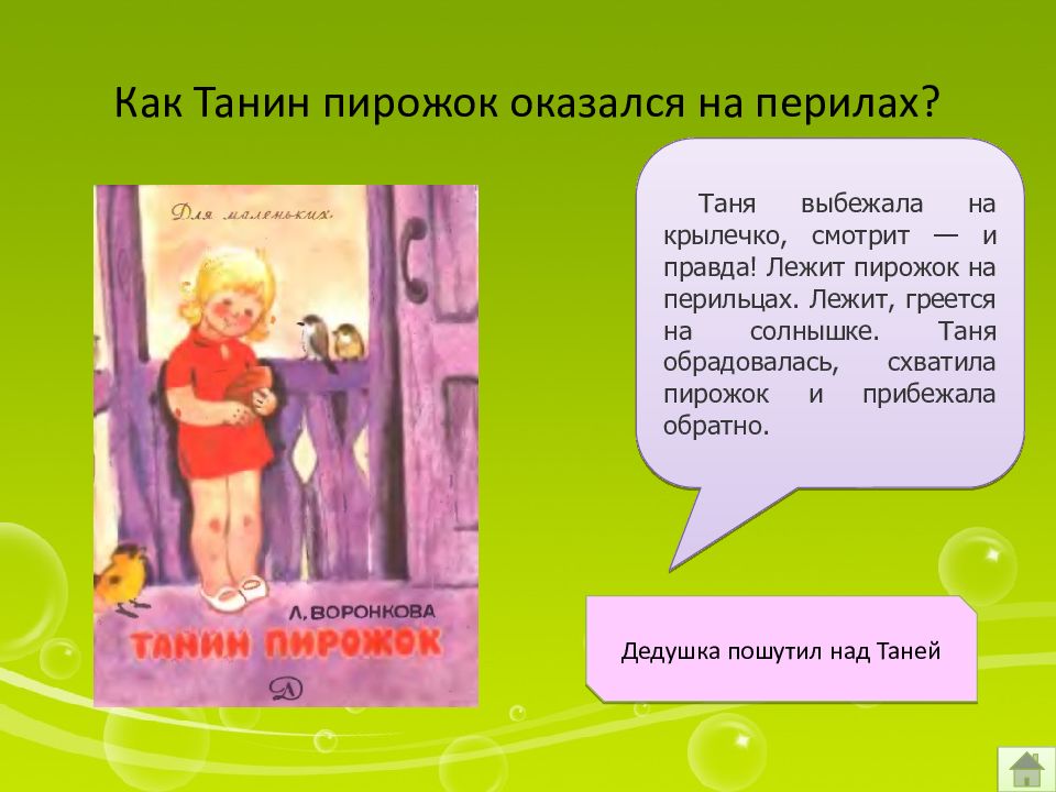 Лежит пирожок. Воронкова Танин пирожок. Любовь Воронкова Танин пирожок. Книга Танин пирожок. Танин пирожок Воронкова читать.