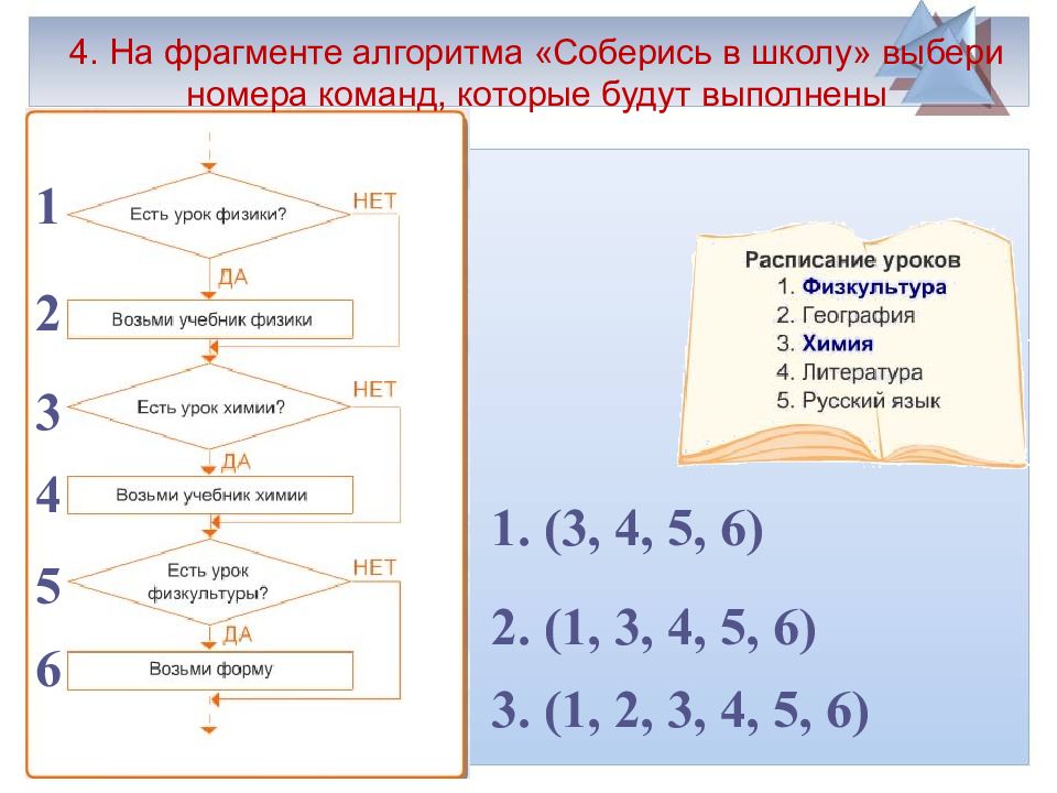 Алгоритм фрагмента