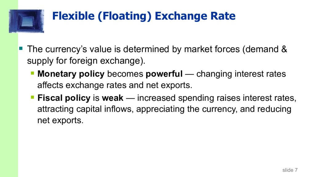 Flexible (Floating) Exchange Rate