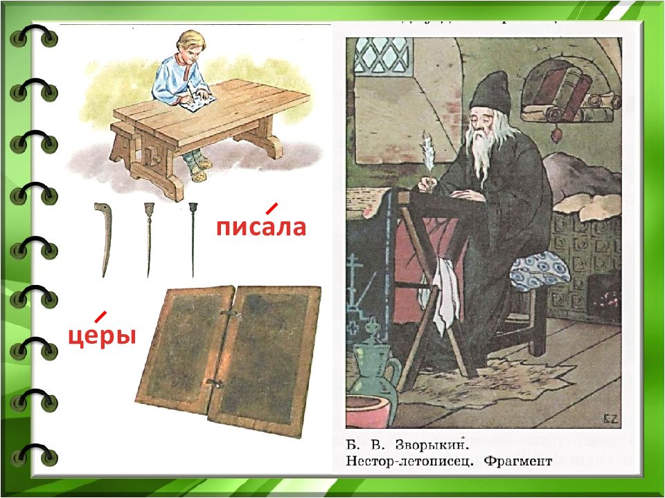 Презентация по родному русскому языку 1 класс как писали в старину