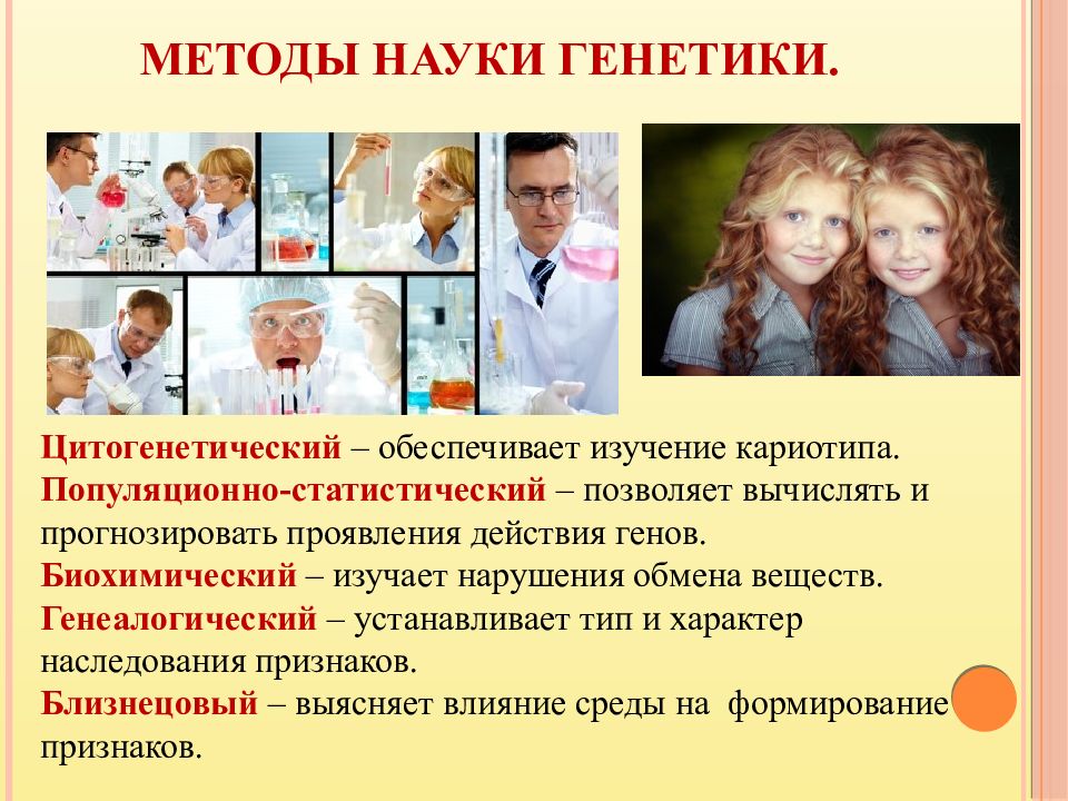 Популяционно статистический метод в генетике презентация