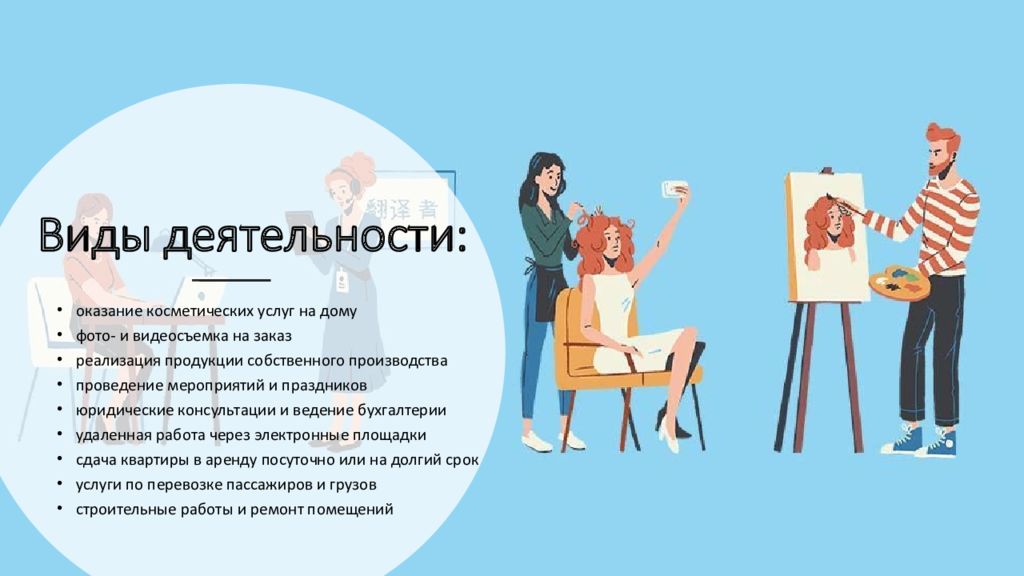 Самозанятость презентация для студентов