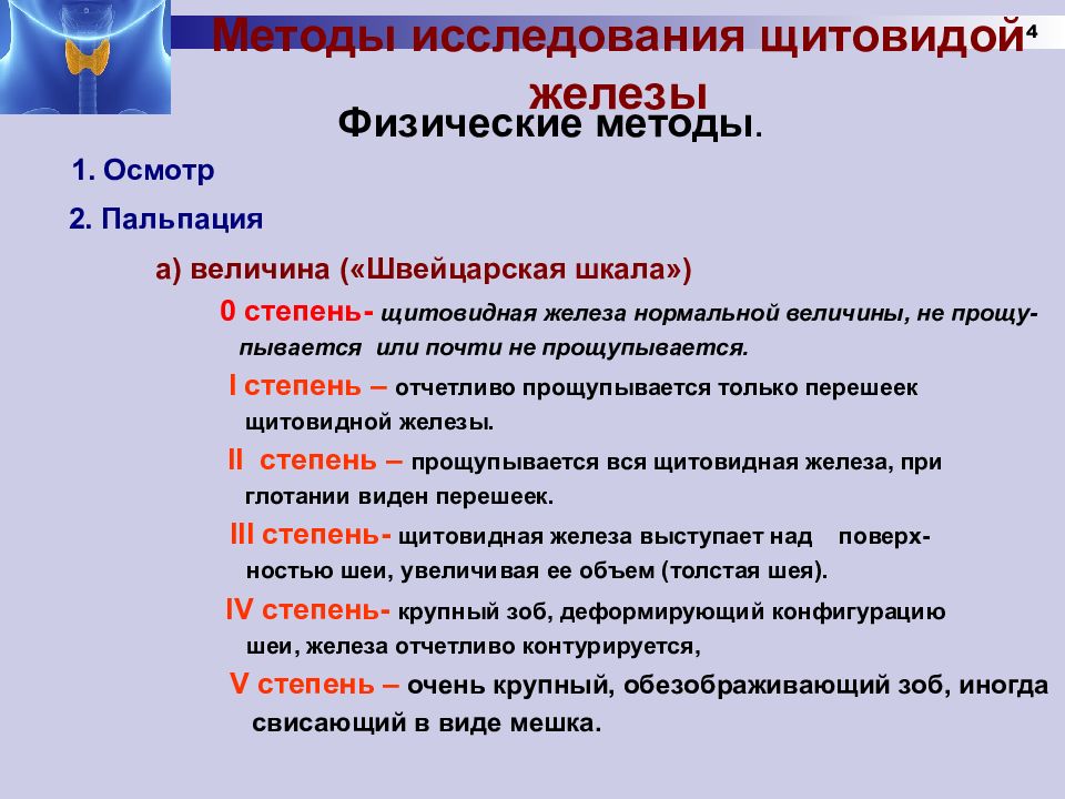 Диагностика заболеваний щитовидной железы презентация