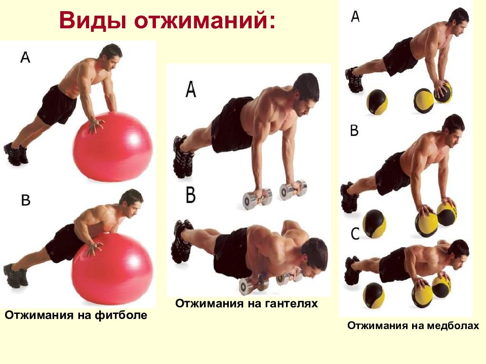 Презентация на тему отжимания по физкультуре