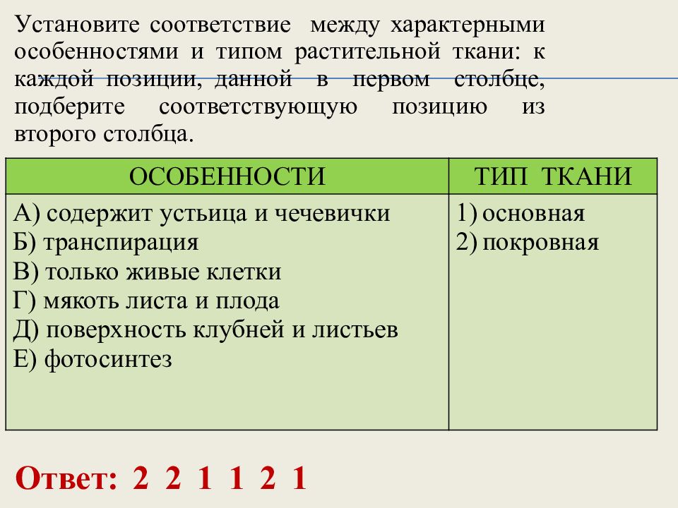 Установите соответствие между характеристиками чертами и областями