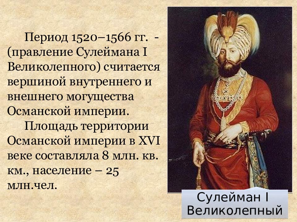 Османская империя от могущества к упадку презентация