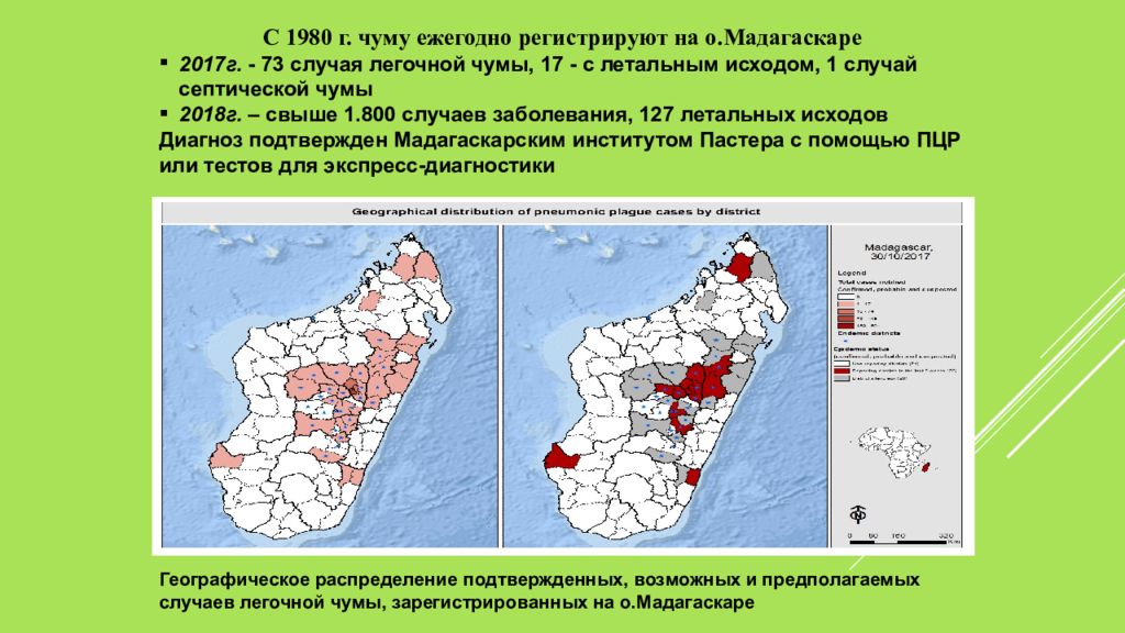 Природные очаги чумы в россии карта