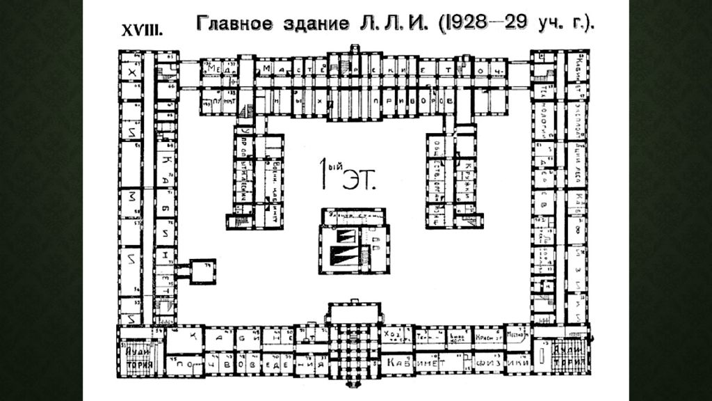 План парка лесотехнической академии спб