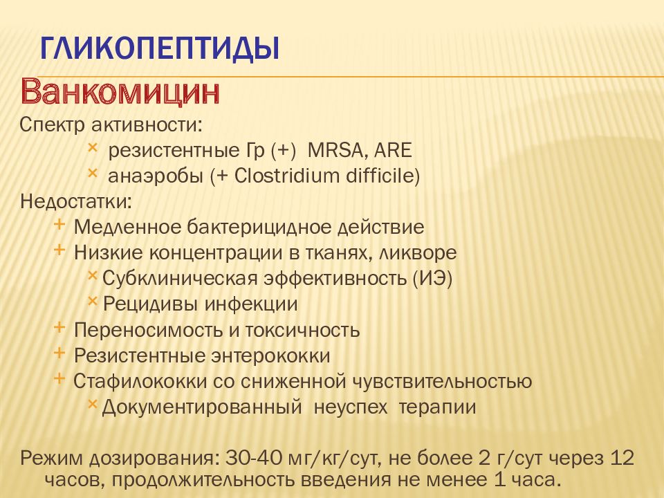 Гликопептиды презентация. Спектр действия ванкомицина. Гликопептиды спектр действия. Гликопептиды спектр противомикробной активности.