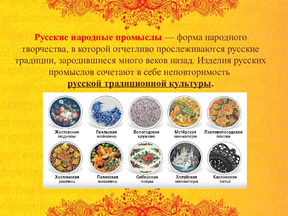 Формы русской культуры