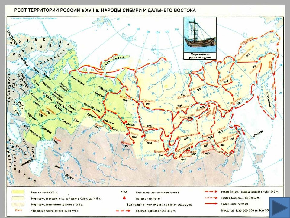 Народы россии в 17 веке 7 класс история презентация