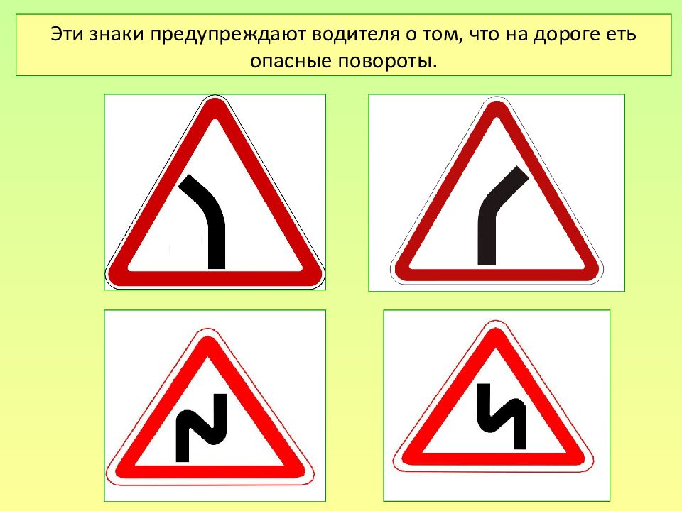 Предупреждающие знаки презентация