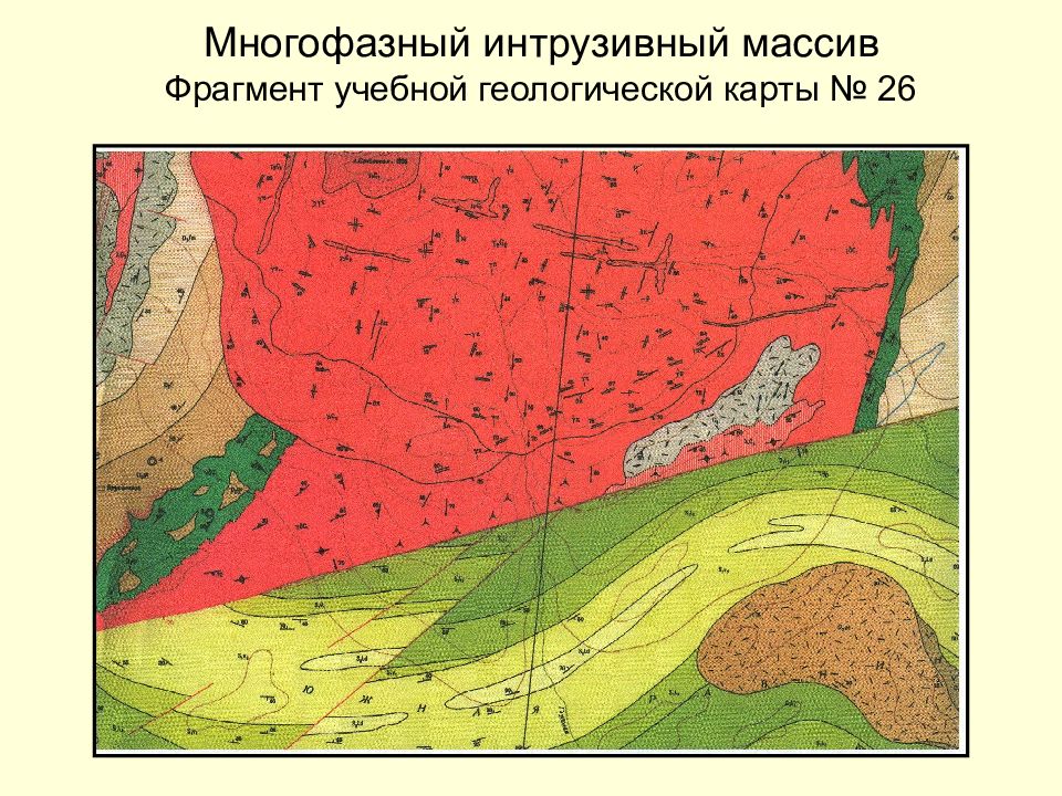 Геологическая карта учебная 2