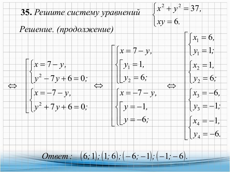 Решение системы уравнений по схеме халецкого