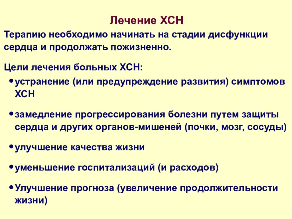 Острая и хроническая сердечная недостаточность презентация