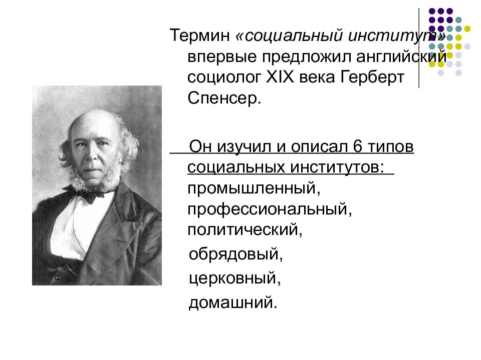 Термин институт. Герберт Спенсер политический институт. Герберт Спенсер детерминизм. Герберт Спенсер социальные институты. Кто ввел понятие социальный институт.