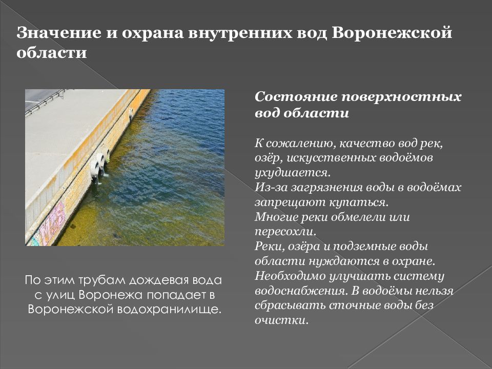 Для чего нужны внутренние воды. Внутренние воды Воронежской области. Охрана внутренних вод России. Охрана внутренних морских вод.