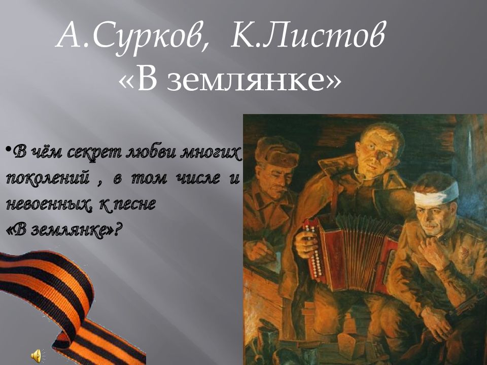 Стихотворение землянке автор. Землянка. В землянке Сурков листов. Константин листов в землянке. Сурков в землянке.