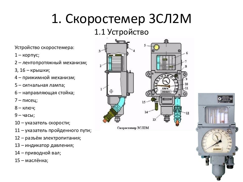 Локомотивный скоростемер 3сл2м в схеме алсн обеспечивает