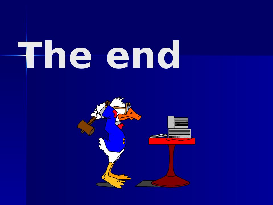 The end смешная картинка