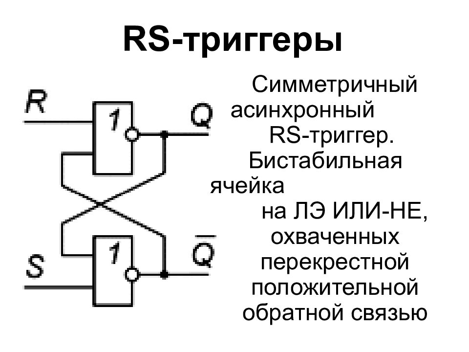 Схема симметричного триггера